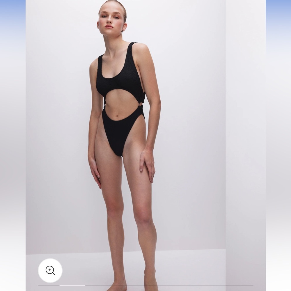 Good American always fits monoKini Black new size 3/4